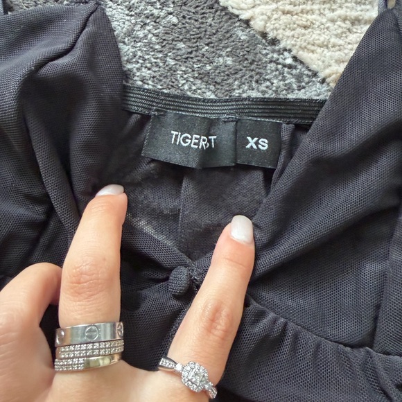 Tiger Mist Black Sheer Lace Camisole - Picture 7 of 7